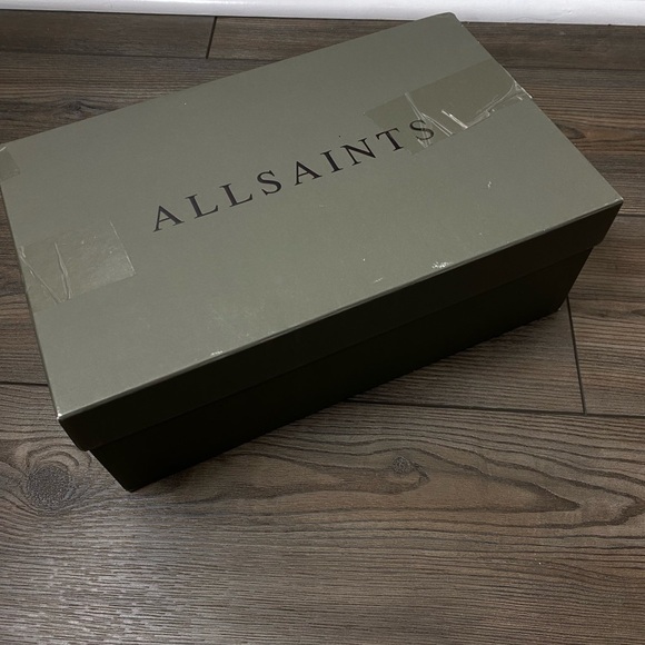 All Saints shoesTor Plain Toe Derby In Black Brush Off - Picture 8 of 11